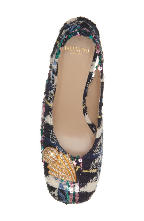VALENTINO GARAVANI VALENTINO GARAVANI ADAMANTINE SLINGBACK PUMP