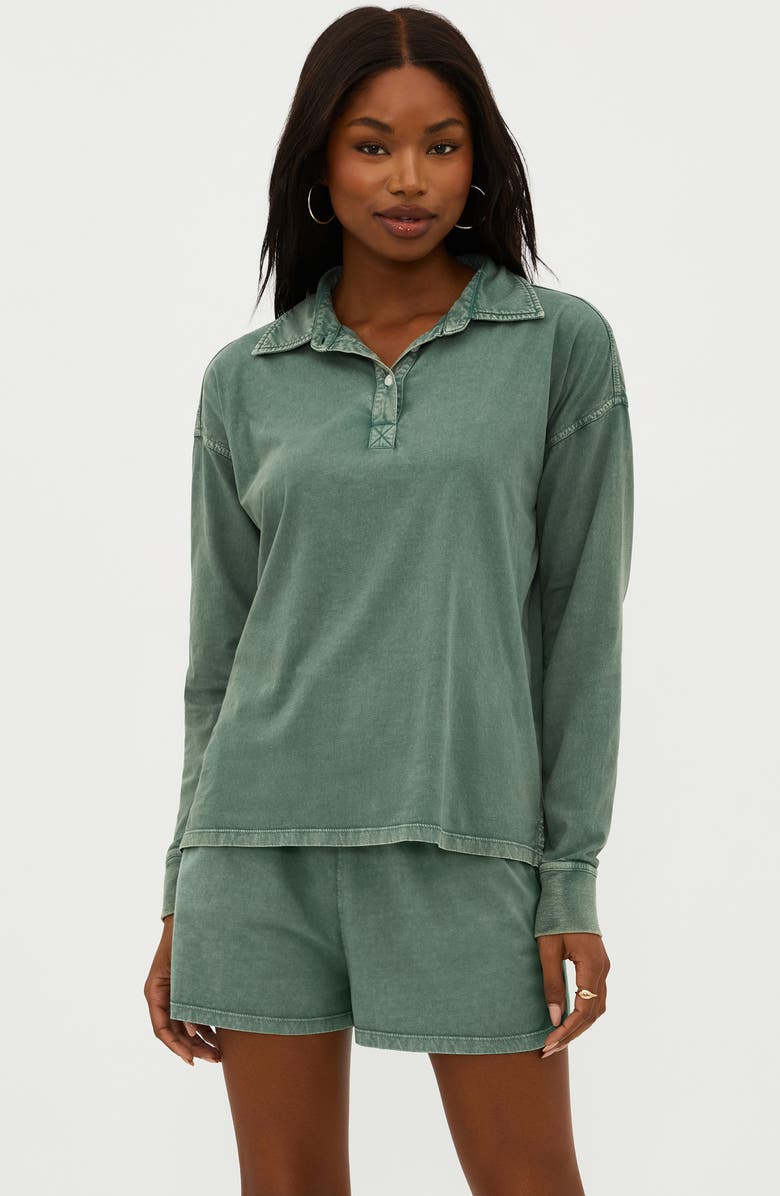 Beach Riot Nico Cotton Drawstring Shorts, Alternate, color, 