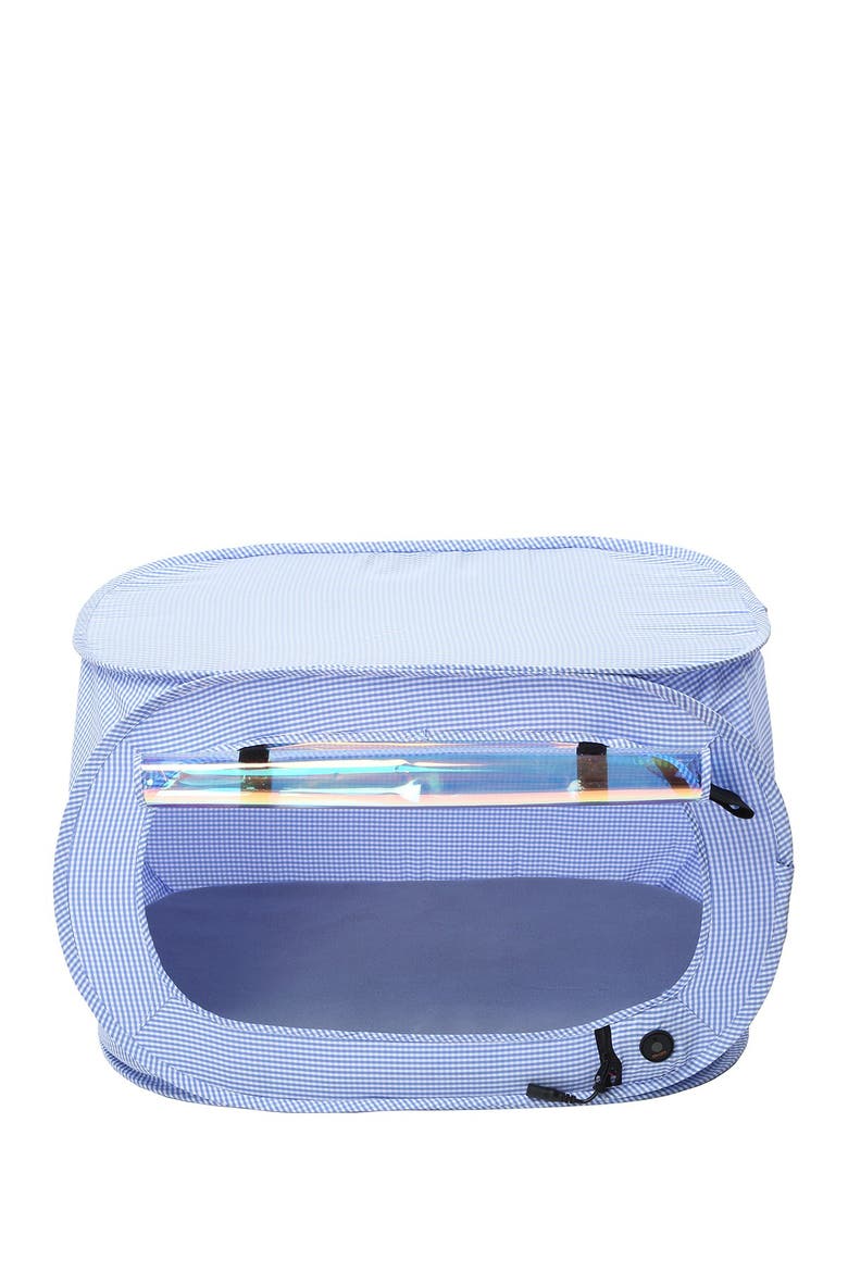 "Enterlude" Electronic Heating Lightweight and Collapsible Pet Tent - One Size, Alternate, color, BLUE