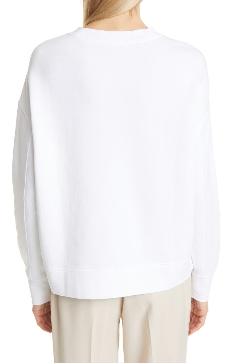 Vince Essential Relaxed Cotton Sweatshirt, Alternate, color,