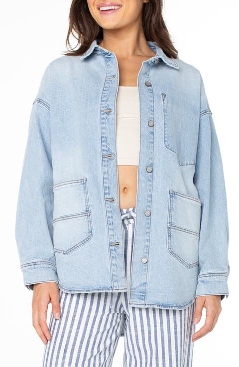 Surf Society Denim Button-Up Shirt