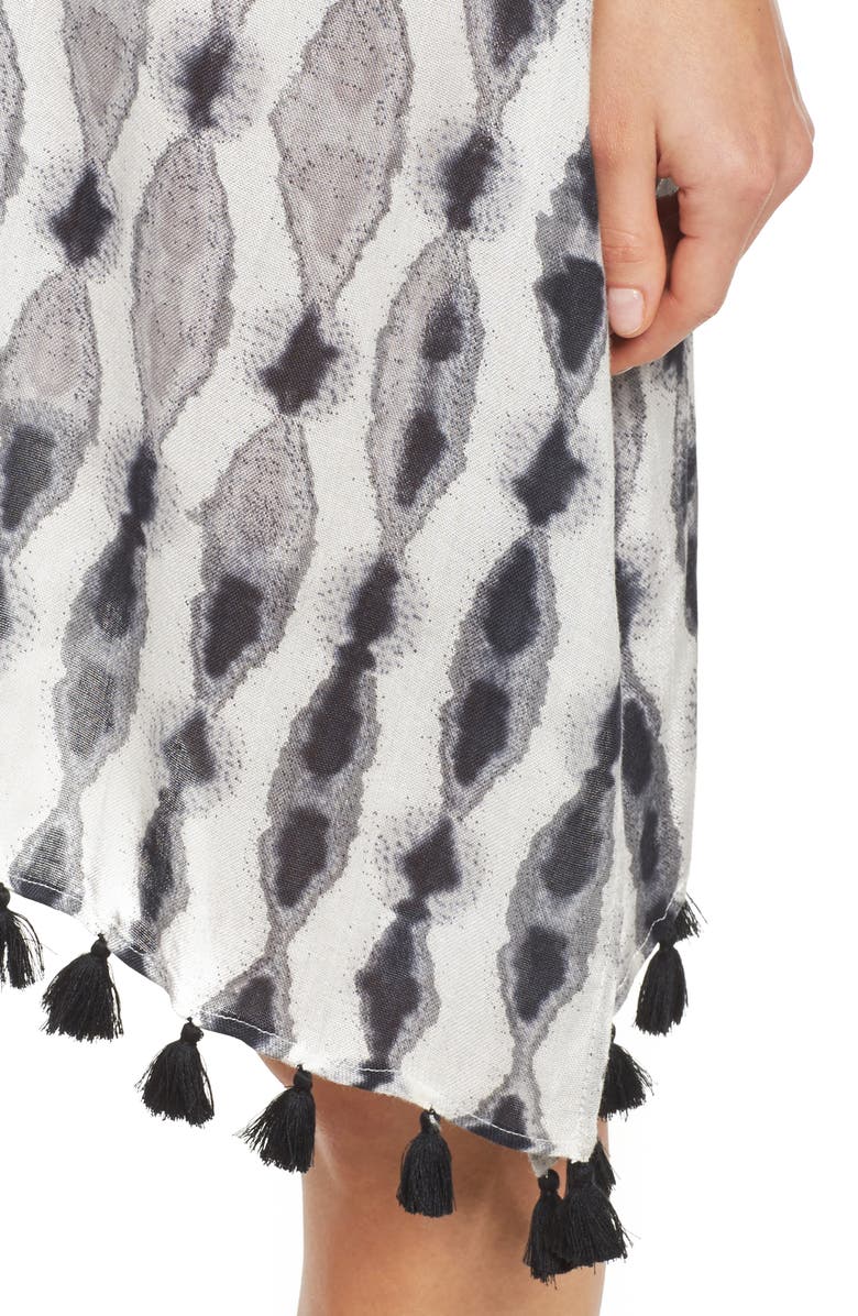 Nordstrom Caslon<sup>®</sup> Tie Dye Tassel Wrap, Alternate, color, 