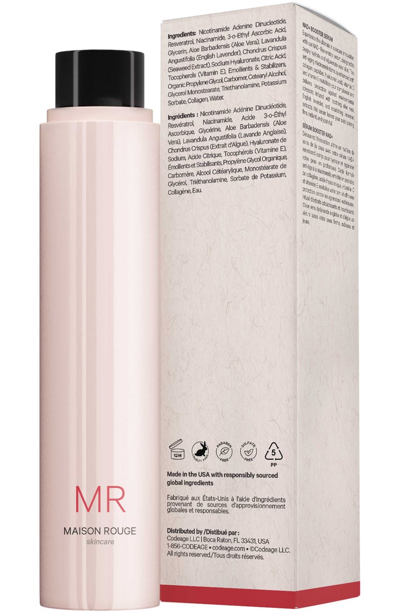 Codeage NAD+ Face Serum Refill Only, Resveratrol, Niacinamide, Collagen, Aloe Vera, Alternate, color, White