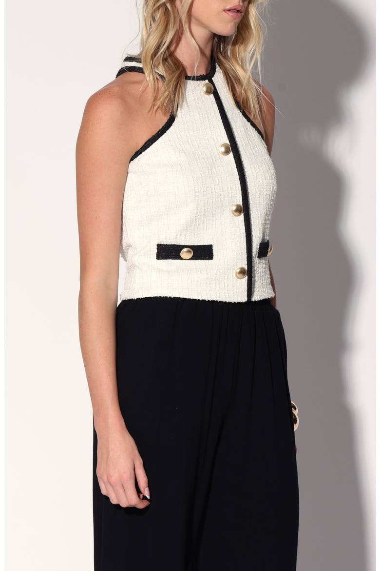 Julianna Piped Top, Alternate, color, HEPBURN TWEED