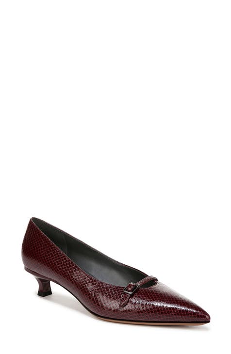 Red Kitten Heels & Low Heel Pumps for Women | Nordstrom Rack