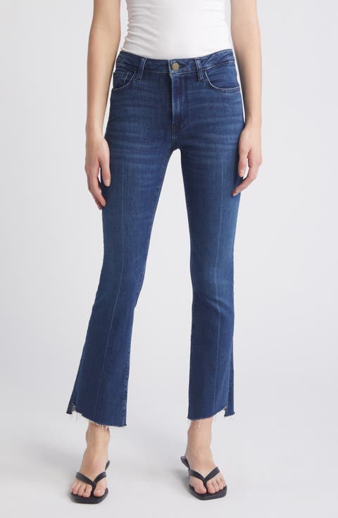 Le Crop Mini Boot Raw Step Hem Jeans