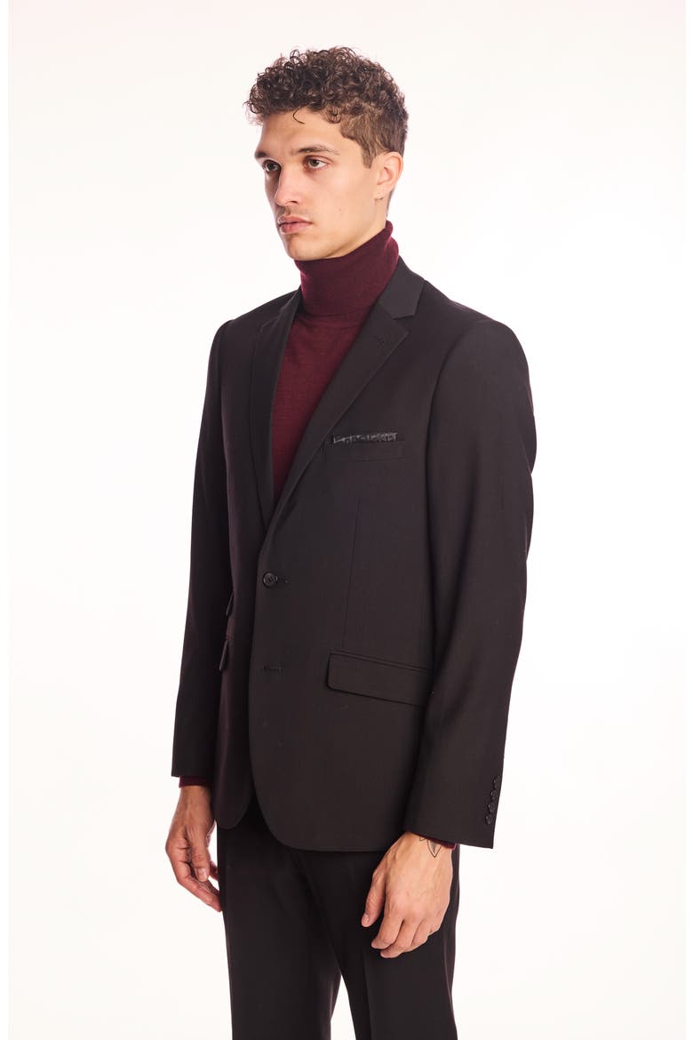 Dover Slim Fit Blazer, Alternate, color, BLACK TWILL