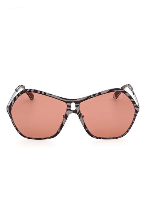 62mm Oversize Square Sunglasses