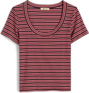 Madewell (Re)generative Cotton Rib Scoop Neck T-Shirt