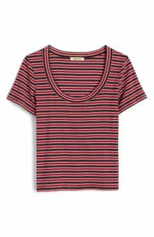 Madewell (Re)generative Cotton Rib Scoop Neck T-Shirt