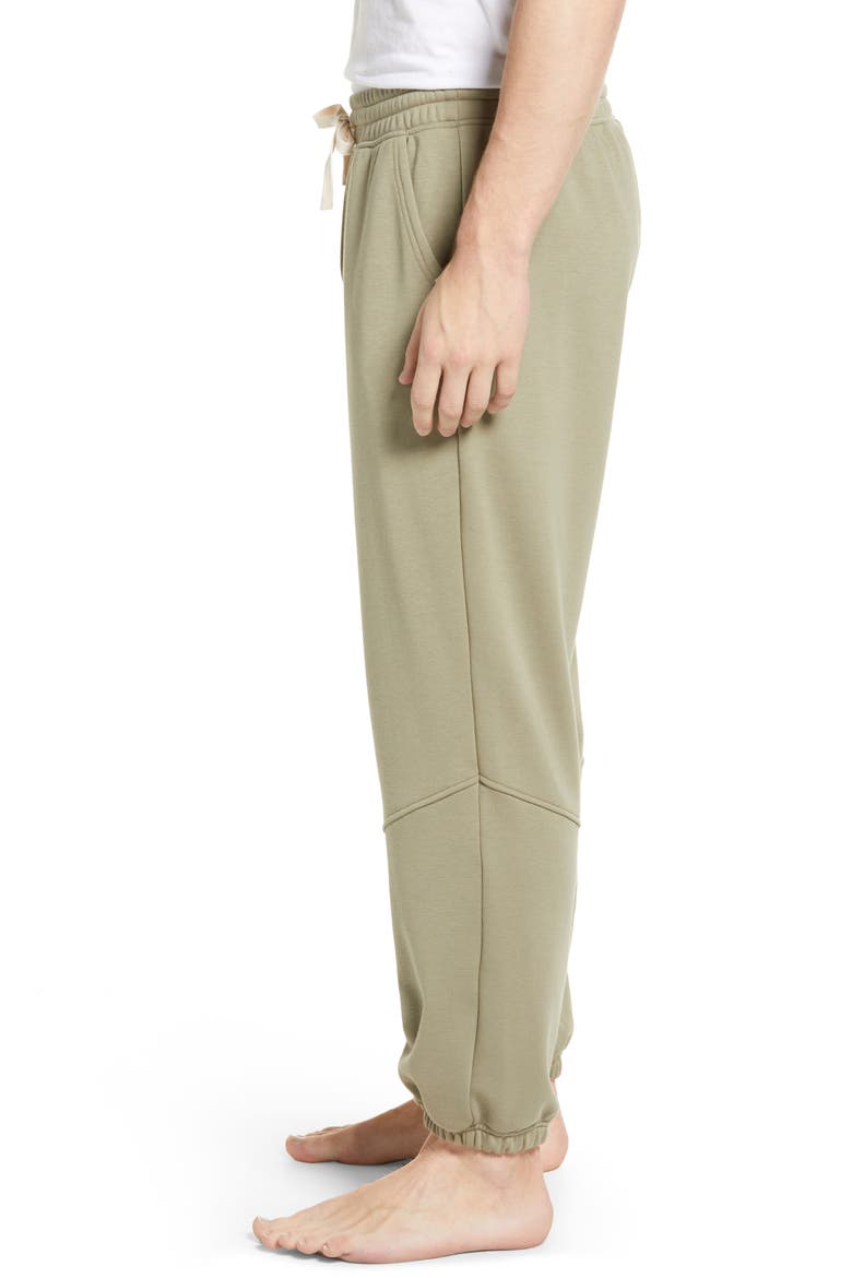 Westley Stretch Cotton Fleece Lounge Joggers, Alternate, color, MOSS GREEN
