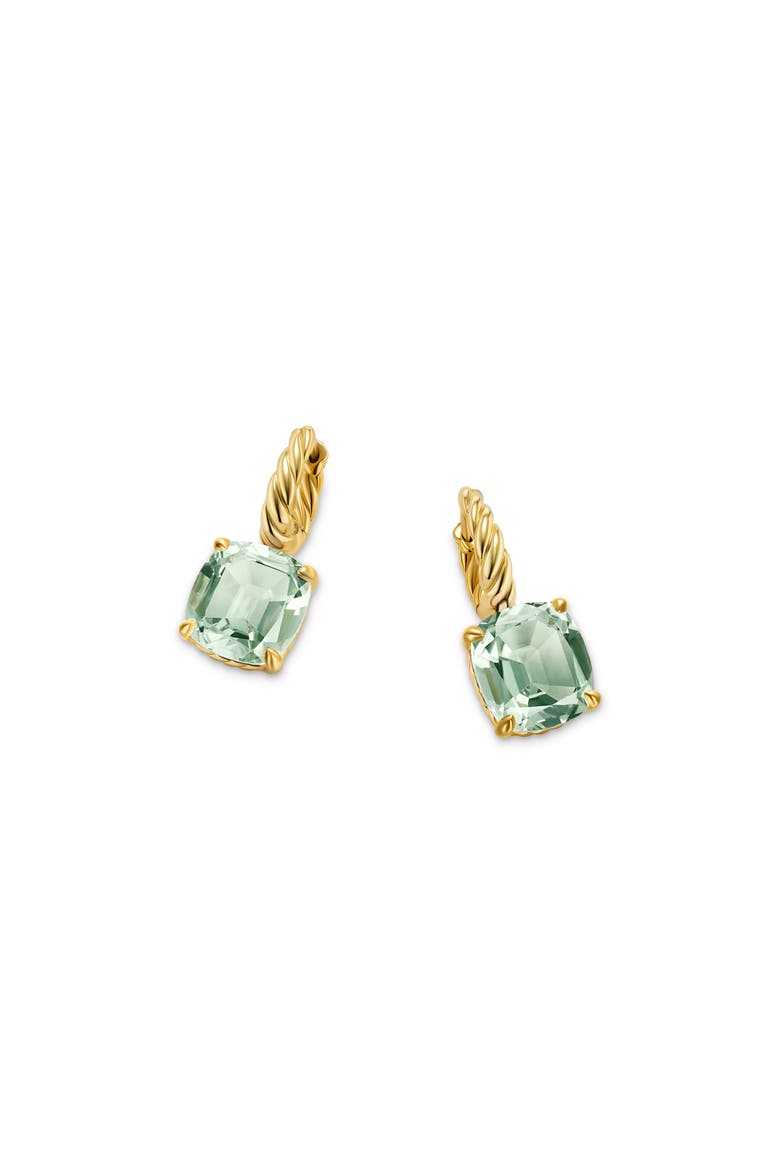 Marbella Drop Earrings in 18K Yellow Gold, Alternate, color, NEW PRASIOLITE
