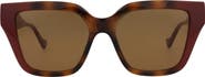 Gucci 54mm Rectangular Sunglasses