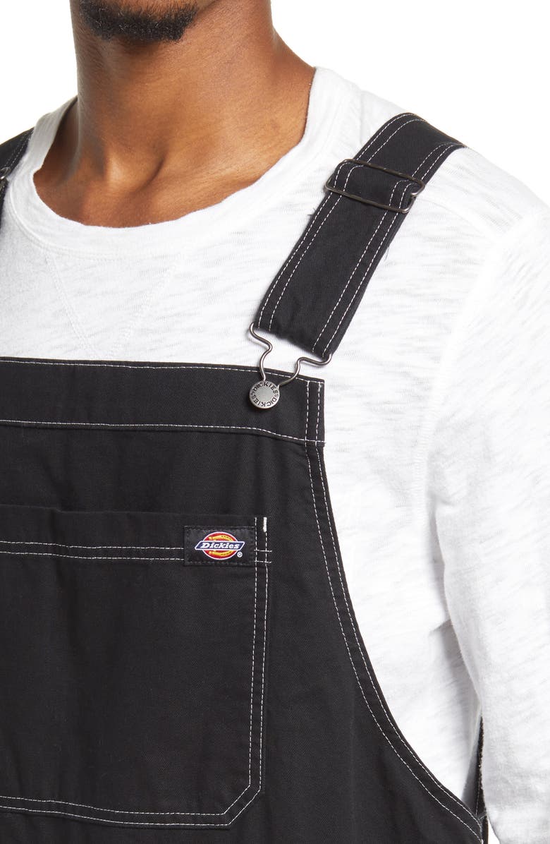 Dickies Men's R2R Reworked Cotton Canvas Bib Overalls, Alternate, color,