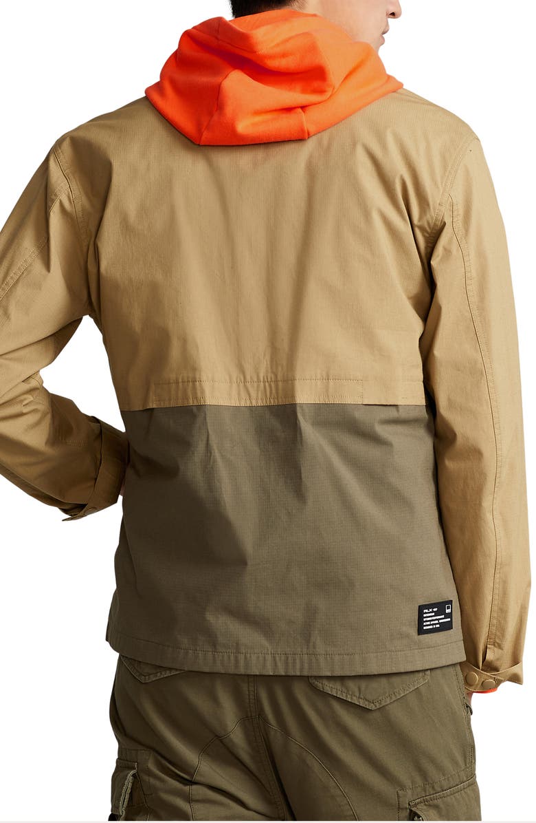 Polo Ralph Lauren James Reversible Ripstop Quilted Shirt Jacket, Alternate, color, Khaki Drab