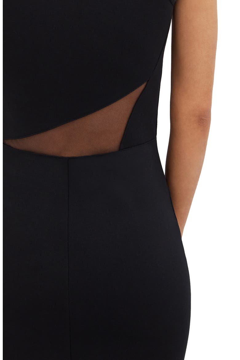 Hart Sleeveless Gown, Alternate, color, BLACK
