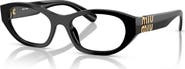 Miu Miu 53mm Irregular optical glasses