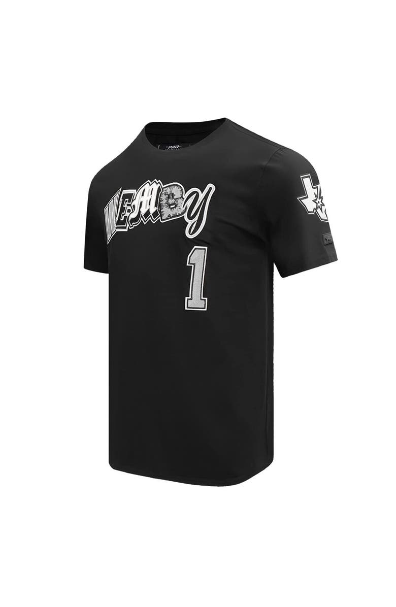 PRO STANDARD Men's Pro Standard Victor Wembanyama Black San Antonio Spurs City Ransom T-Shirt, Alternate, color, Black