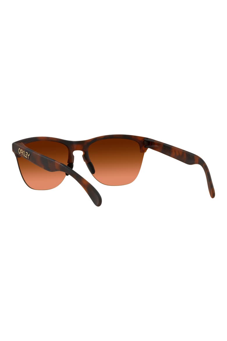 Frogskins Lite 63mm Gradient Oversized Round Sunglasses, Alternate, color, BROWN TORT