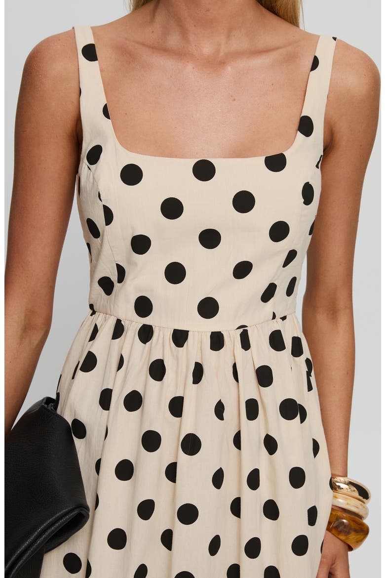 Cartmel Polka Dot Cotton Maxi Dress, Alternate, color, CREAM / POLKA DOT