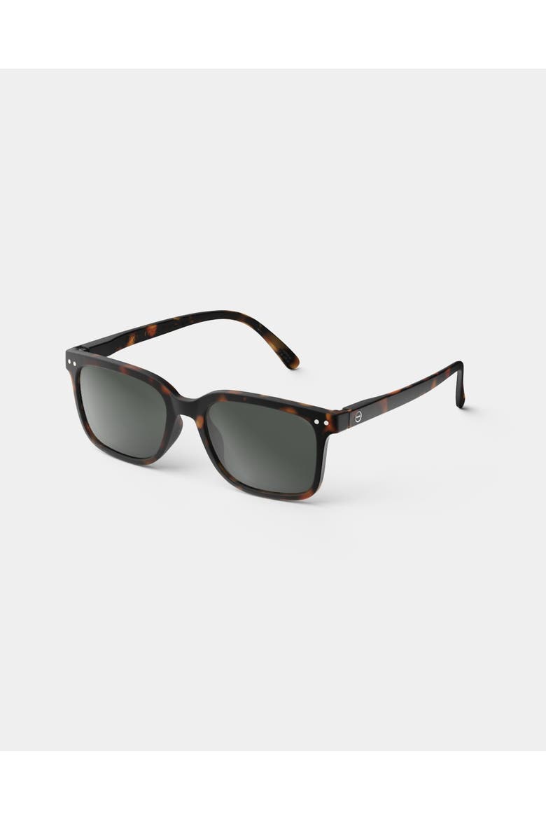 #L 54mm Rectangular Sunglasses, Alternate, color, Tortoise