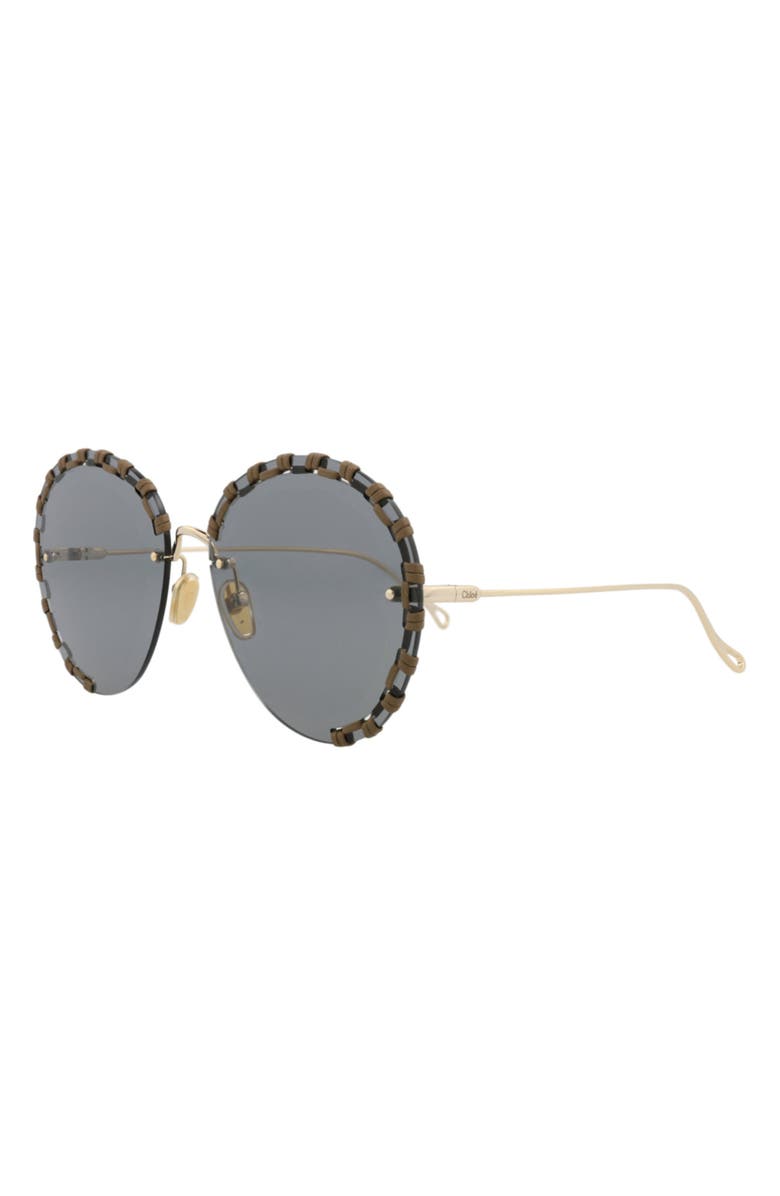 Chloé 63mm Round Sunglasses, Alternate, color,