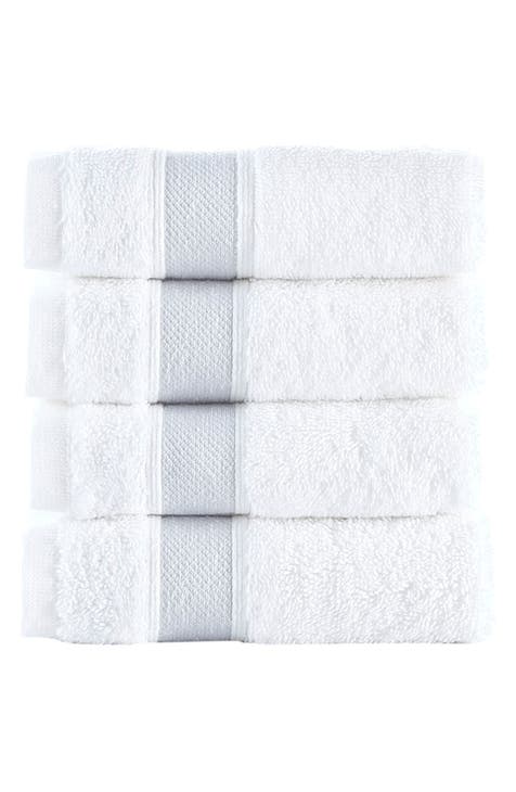 Ottoman Rolls 4-Pack Turkish Cotton Bath Towels