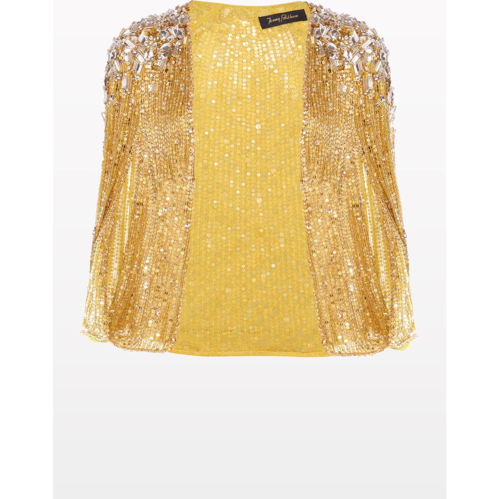 Jenny Packham Mina Jacket In Gold