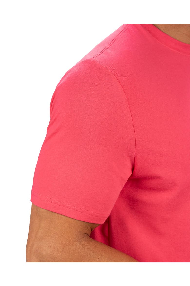 Luxe Tee SS, Alternate, color, Raspberry