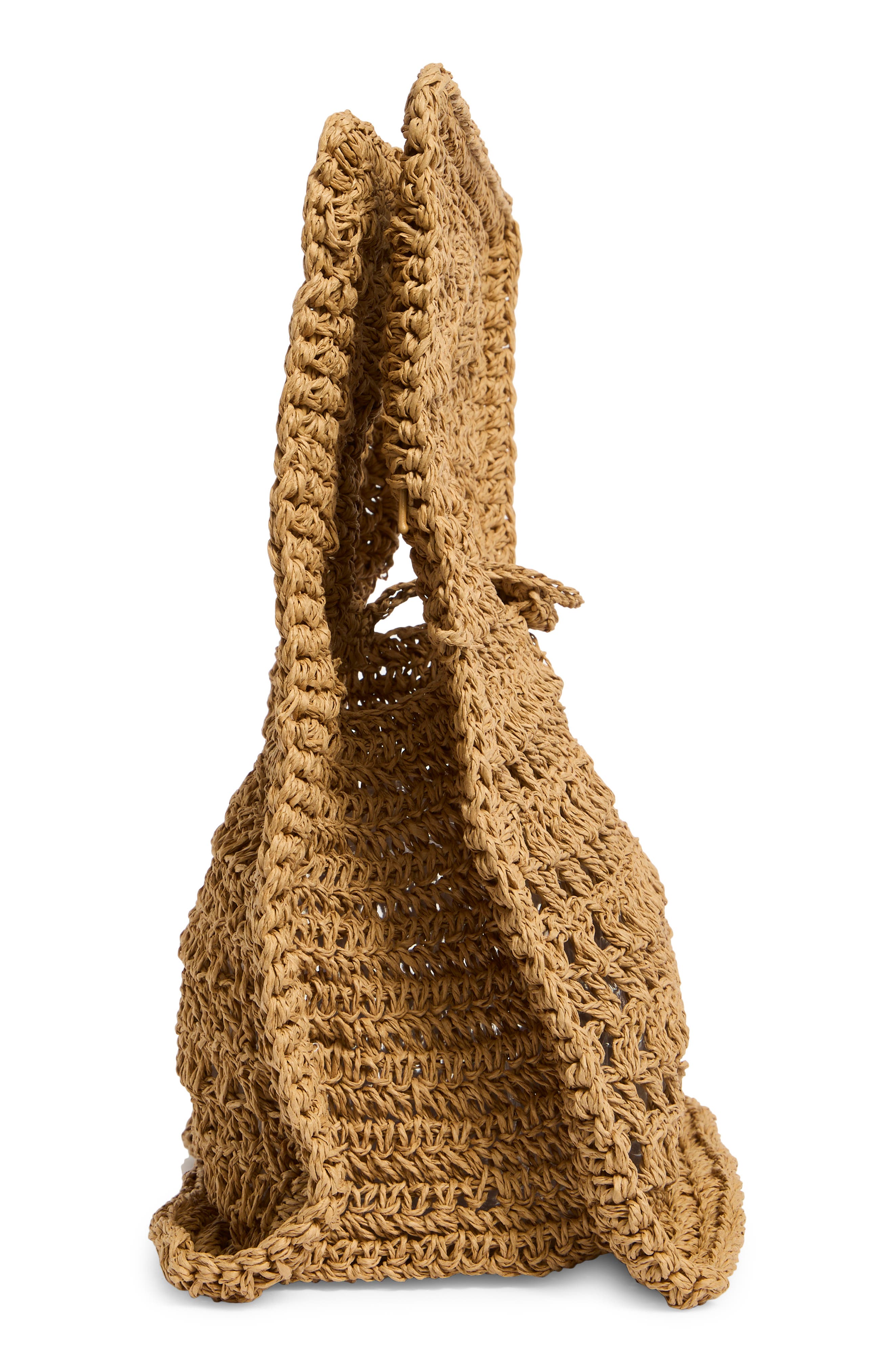 Collection XIIX Cutout Handle Square Handbag, Alternate, color, Dark Natural