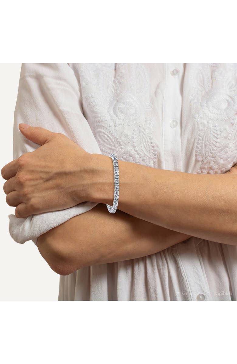 Bliss Diamond 10Ct Diamond Tennis Bracelet 14k White Gold Lab Grown 7", Alternate, color, 14K White Gold