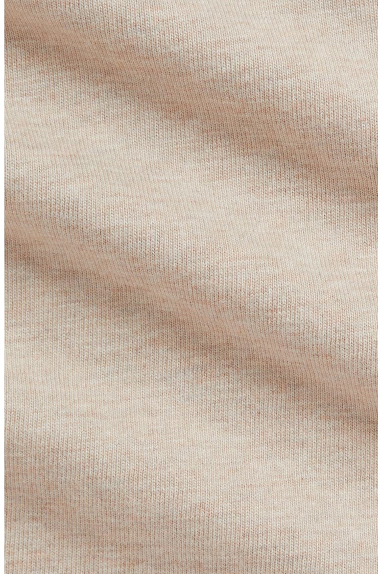 Jersey Knit Cotton Top & Shorts Set, Alternate, color, DUNE TAN