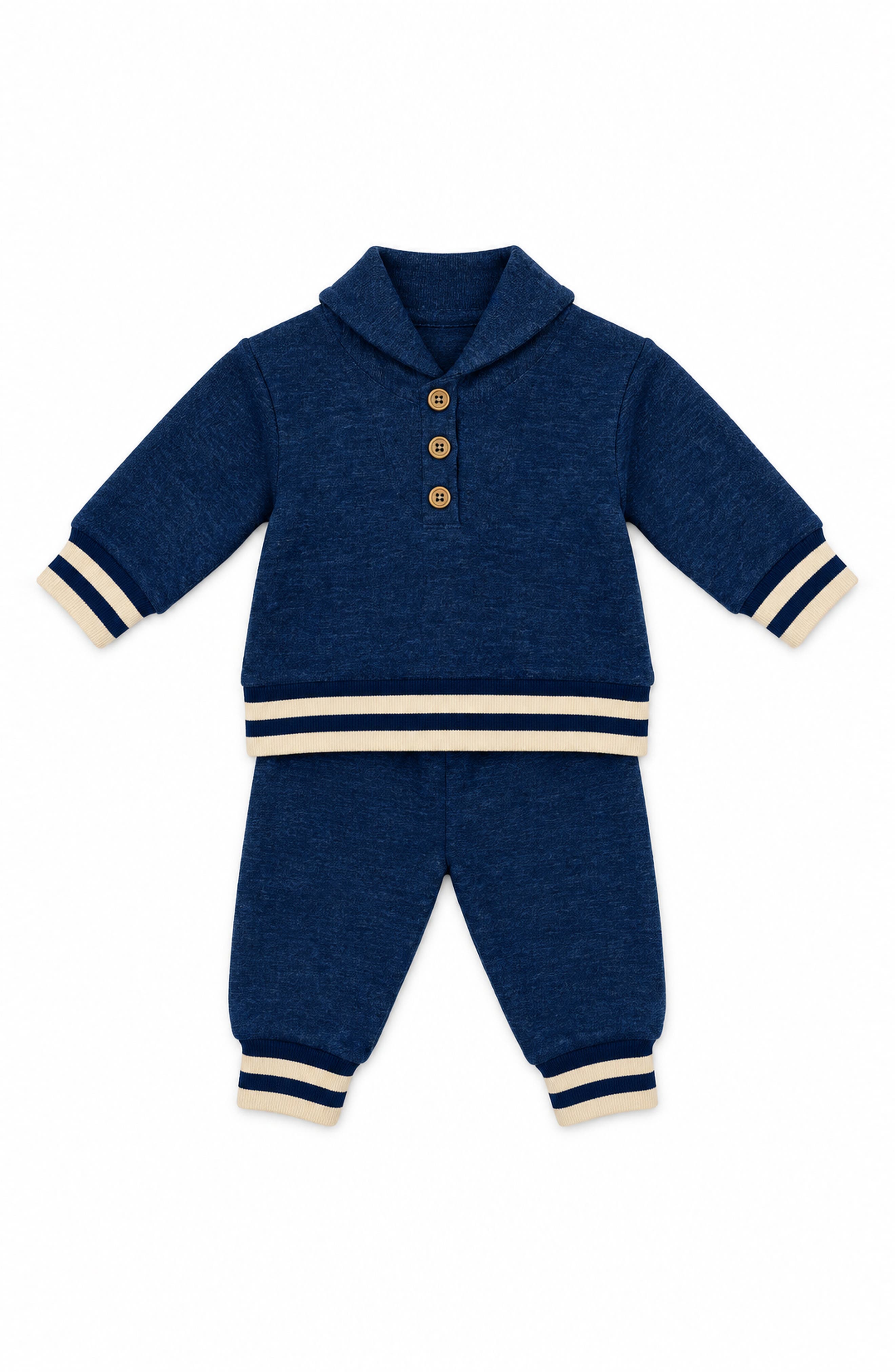 Kids' Quilted Terry Pullover & Joggers Set