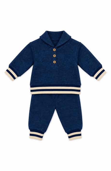 Kids' Quilted Terry Pullover & Joggers Set