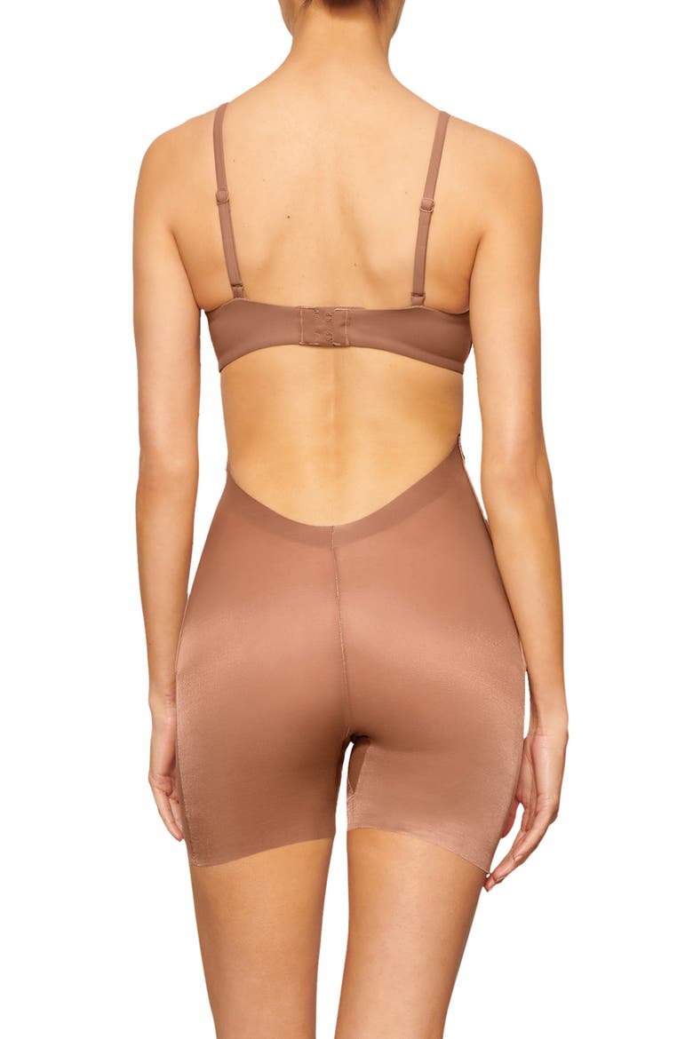 Simply Bare Low Back Shorts, Alternate, color, SIENNA