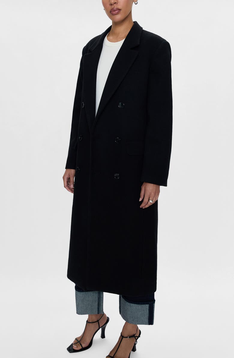 Pistola Prescott Double Breasted Wool Blend Coat, Alternate, color, 