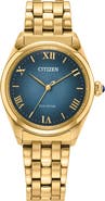 Citizen Classic Goldtone Bracelet Watch, 33mm