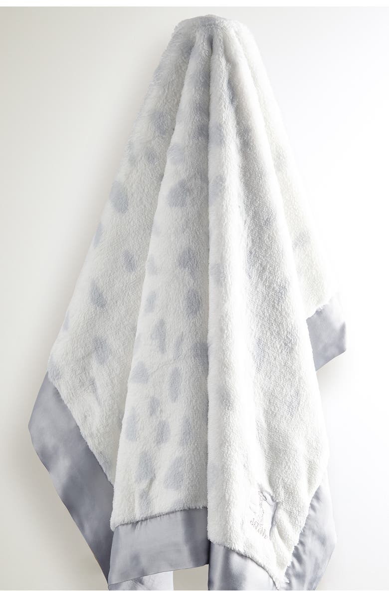 Little Giraffe Luxe Deer Faux Fur Baby Blanket, Alternate, color, 