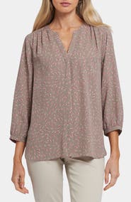 NYDJ Pintuck Top