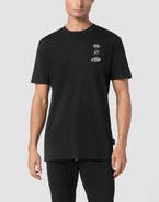 PHILIPP PLEIN Jersey T-Shirt Round Neck Ss Cars Racing Men