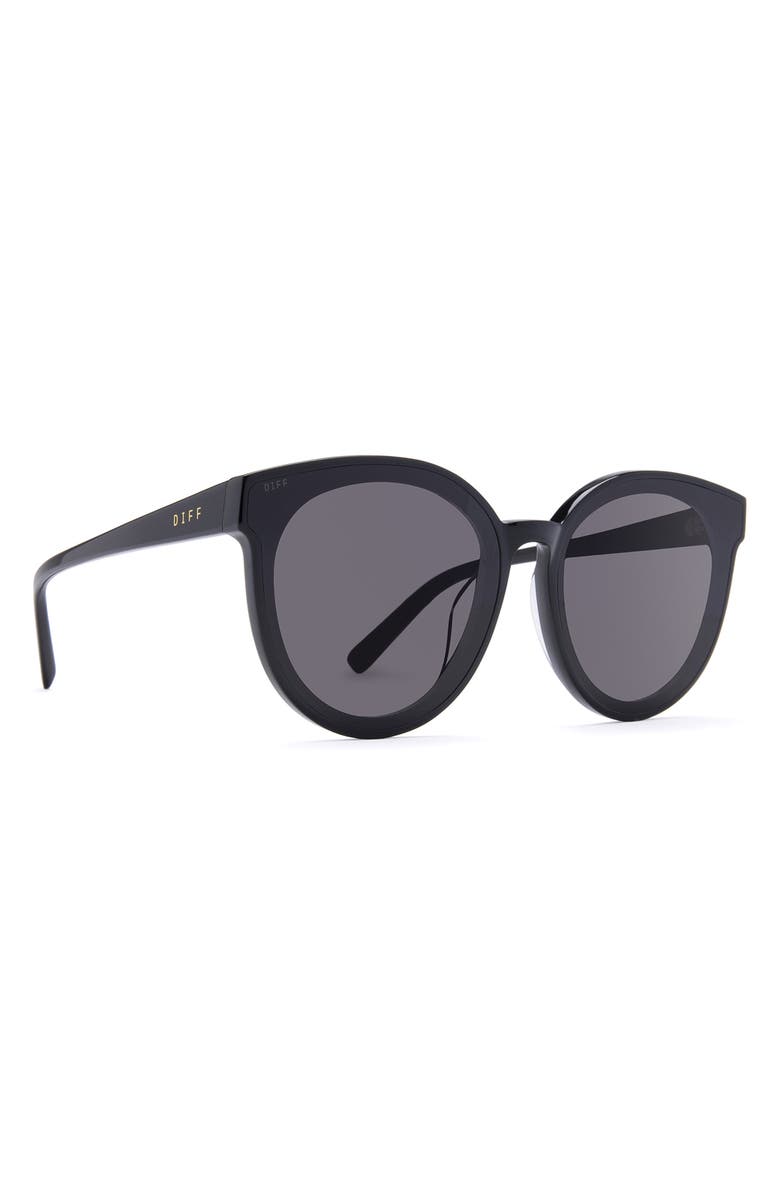 DIFF Gemma 67mm Oversize Round Sunglasses, Alternate, color, 