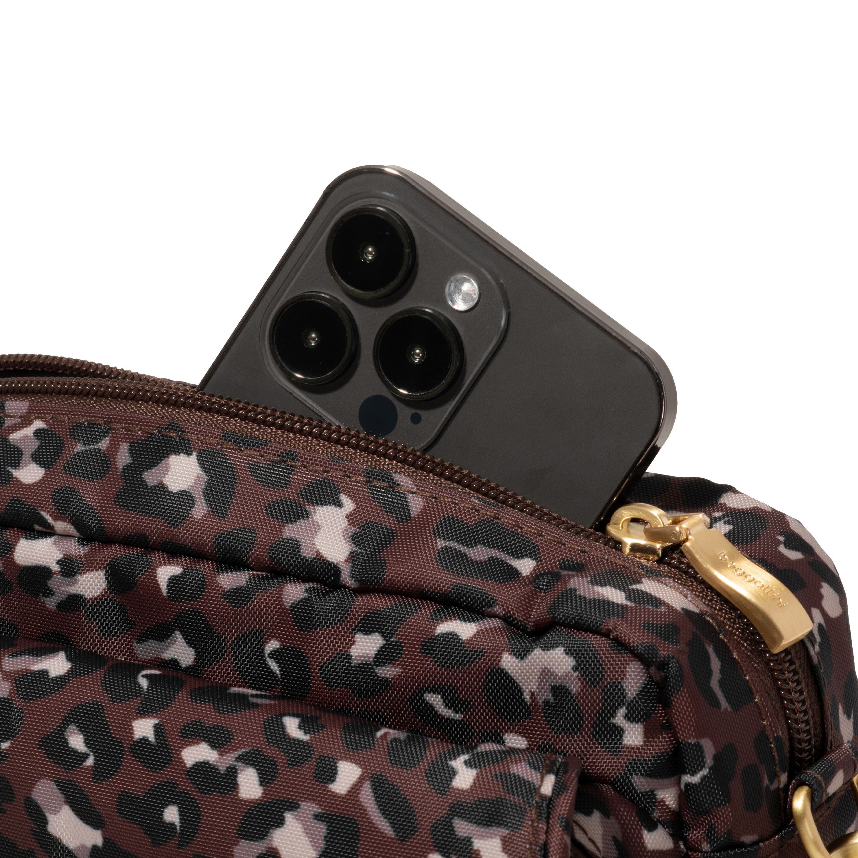 Coastal Flip Lock Camera Bag Crossbody, Alternate, color, GANACHE CHEETAH GOLD HARDWARE