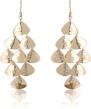 BCBG Generation BCBGeneration Layered Triangle Drop Earrings