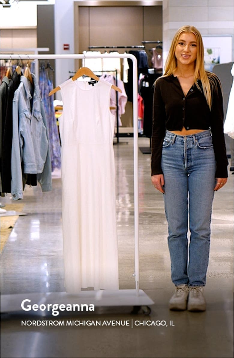 Linen Blend A-Line Dress, sales video thumbnail