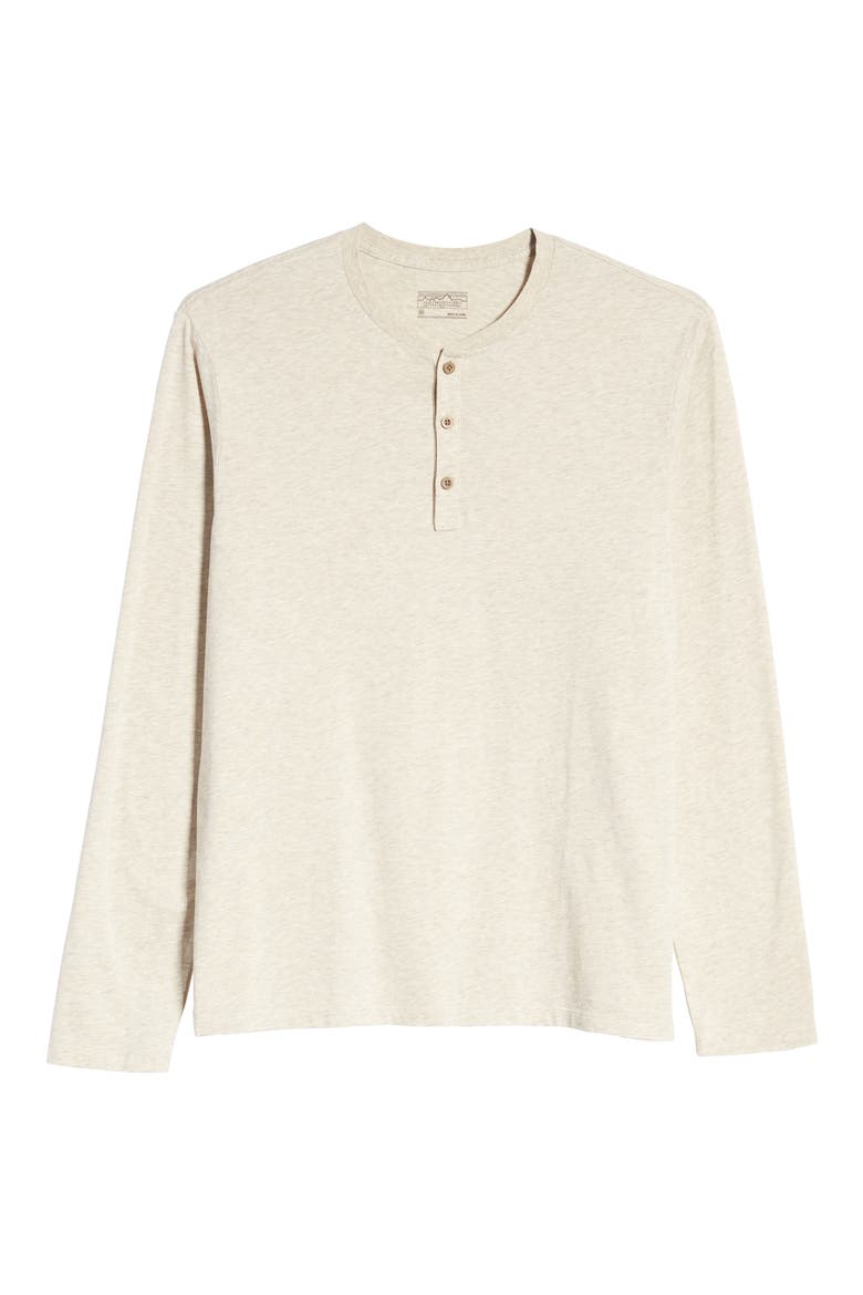 Organic Cotton Henley, Alternate, color, BIRCH WHITE