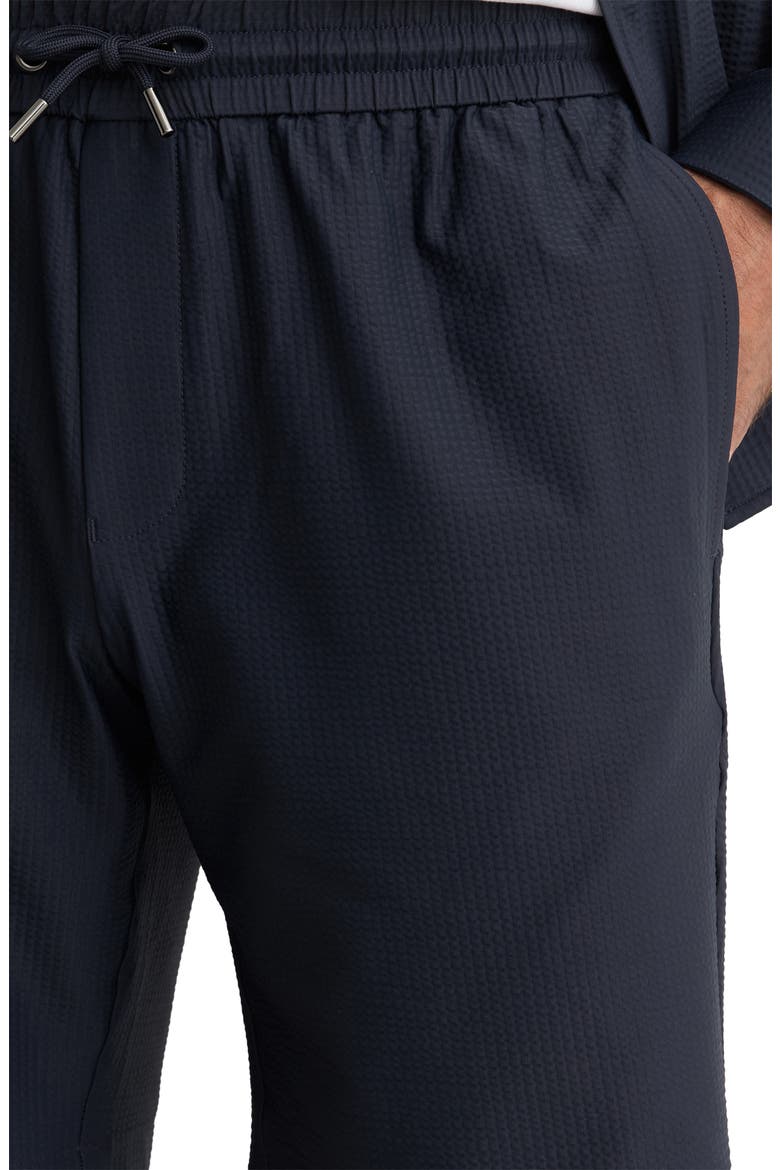 Ajay Seersucker Drawstring Shorts, Alternate, color, NAVY