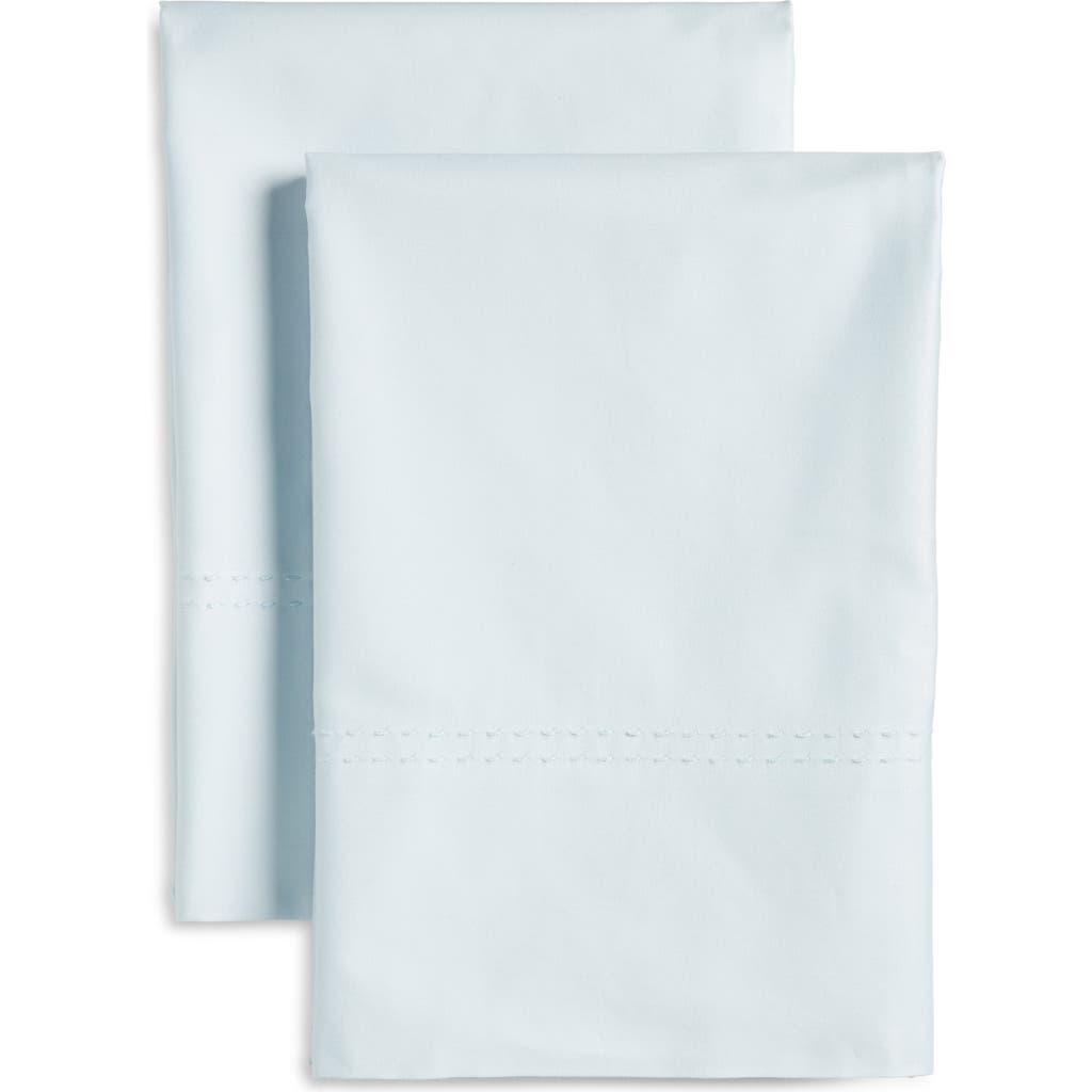 Nordstrom 400 Thread Count Organic Cotton Pillowcases In Blue