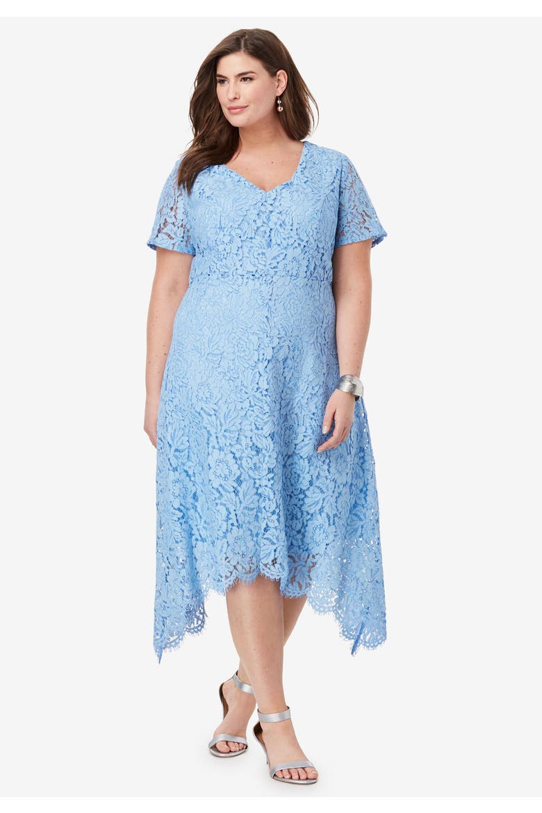 Lace Handkerchief Dress, Alternate, color, RICH BURGUNDY