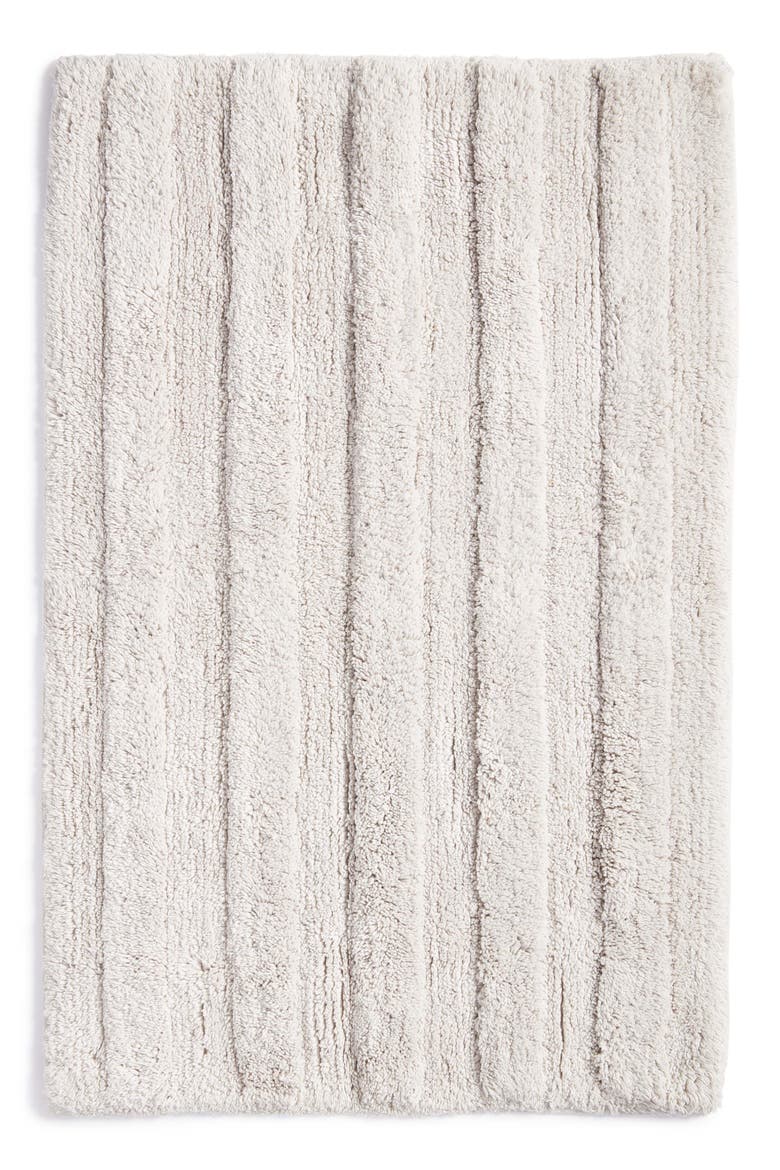Texture Rib Bath Rug, Main, color, GREY VAPOR