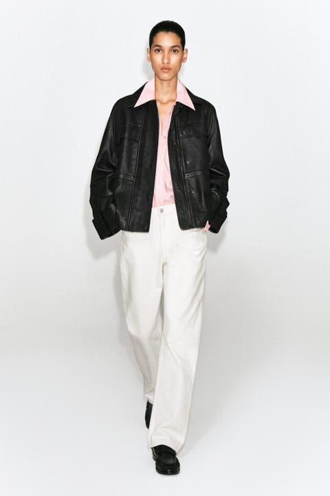 Leather Workwear Jacket